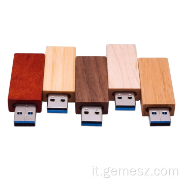 Chiavetta USB 3.0 in legno Memory Stick